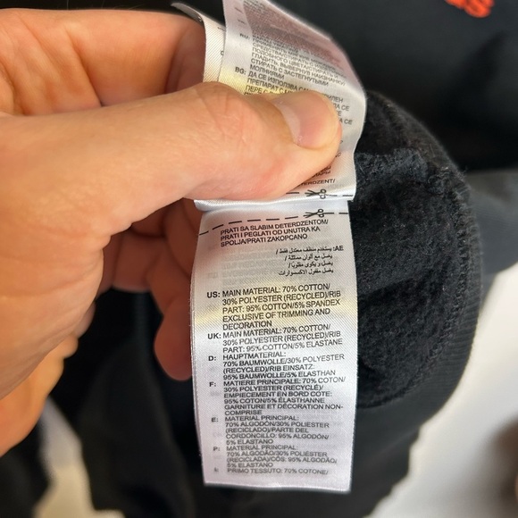 Adidas Sustainability Mens kangaroo Pocket Hoodie Sweatshirt Size M Charcoal - Picture 12 of 14